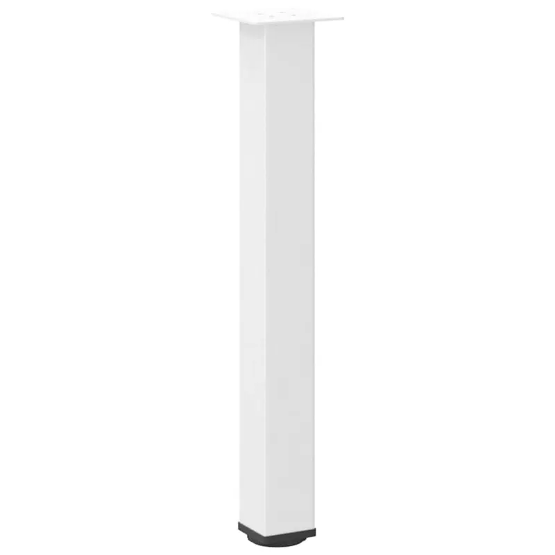 Konsolinio stalo kojelės, 4 vnt., baltos, 72-74 cm, plienas