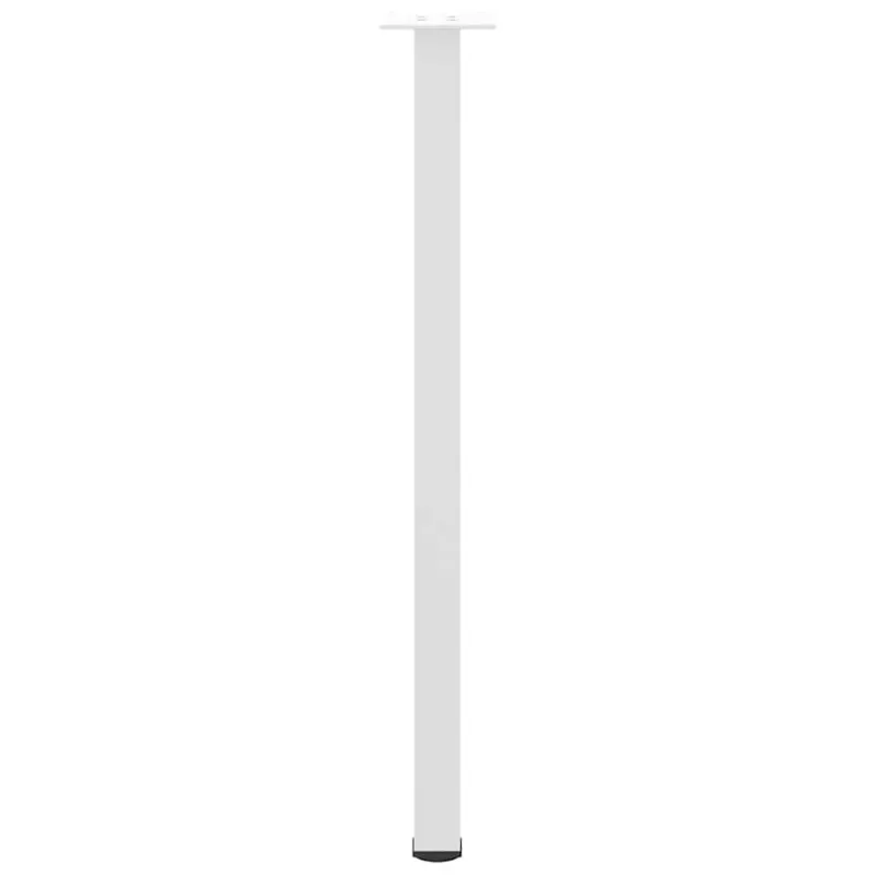 Konsolinio stalo kojelės, 4 vnt., baltos, 72-74 cm, plienas