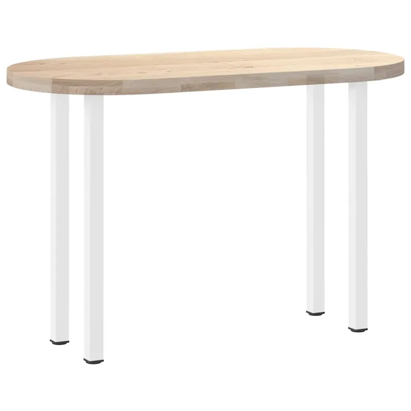 Konsolinio stalo kojelės, 4 vnt., baltos, 72-74 cm, plienas