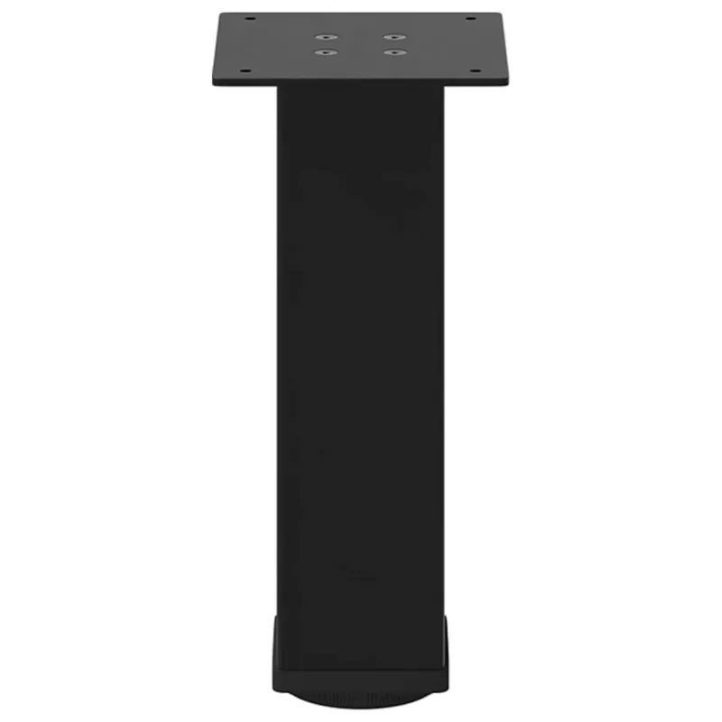 Kavos staliuko kojelės, 4 vnt., juodos, 30-32 cm, plienas