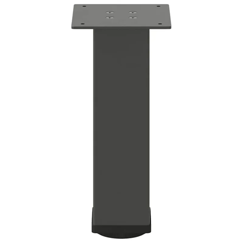 Kavos staliuko kojelės, 4 vnt., antracito spalvos, 30-32 cm, plienas