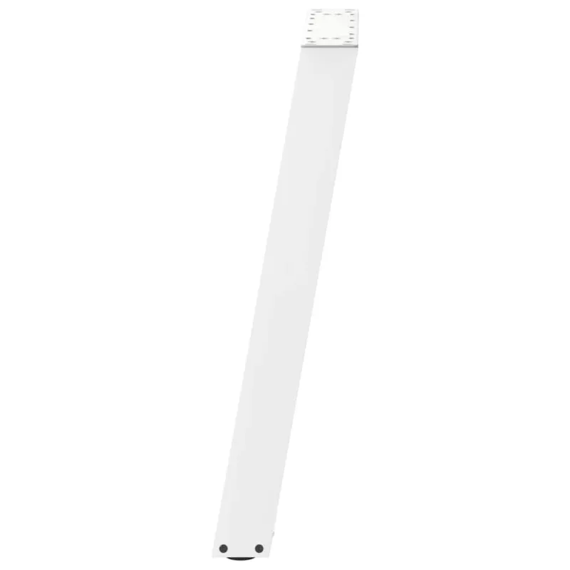 Valgomojo stalo kojelės, 2 vnt., baltos, 50x(72-73) cm, plienas, U formos