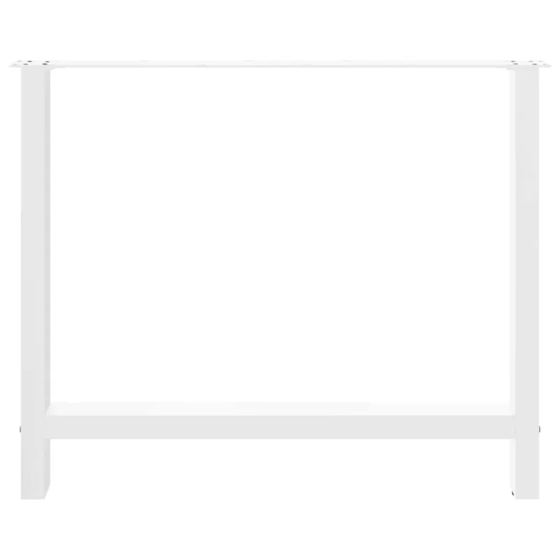 Valgomojo stalo kojos, baltos, 2 vnt., 90x(72-73) cm, plienas