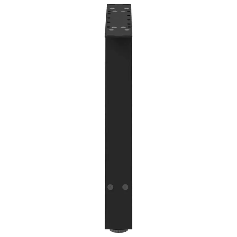 Kavos staliuko kojelės, A formos, 2 vnt., juodos, 60x(42-43) cm, plienas