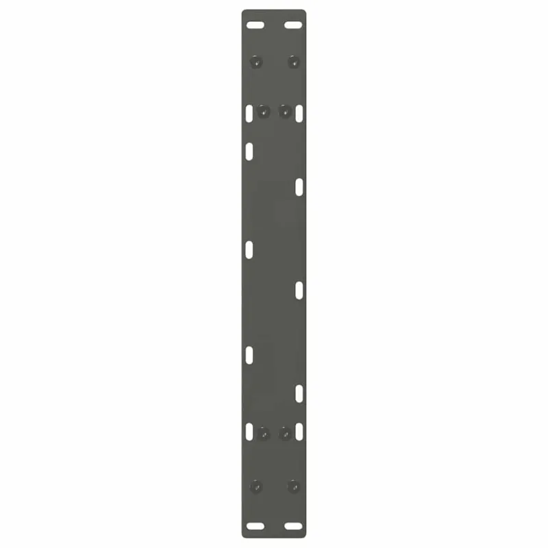 Kavos staliuko kojelės, 2 vnt., antracito spalvos, 60x(30-31) cm, plienas