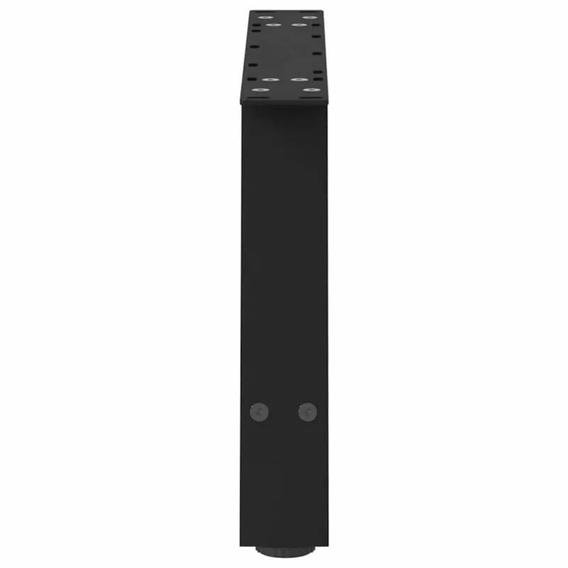 Kavos staliuko kojelės, A formos, 2 vnt., juodos, 60x(30-31) cm, plienas