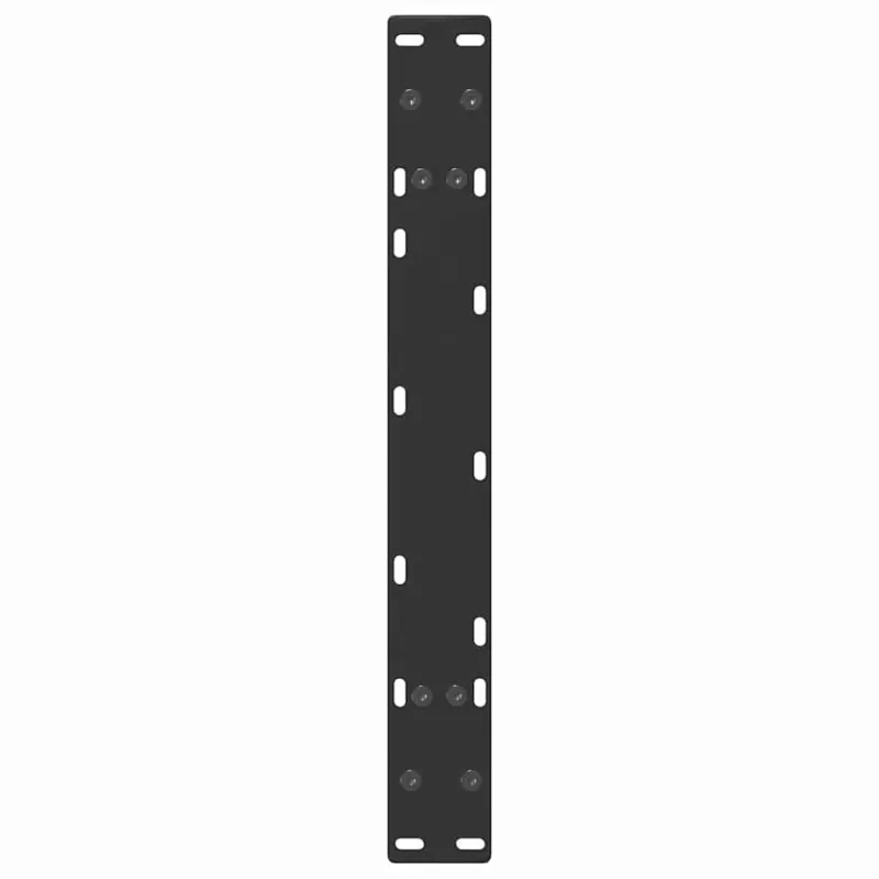 Kavos staliuko kojelės, A formos, 2 vnt., juodos, 60x(30-31) cm, plienas