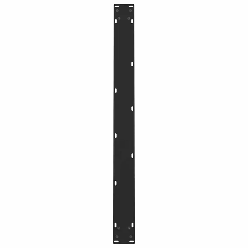 Valgomojo stalo kojos, juodos, 2 vnt., 100 x (72-73) cm, plienas