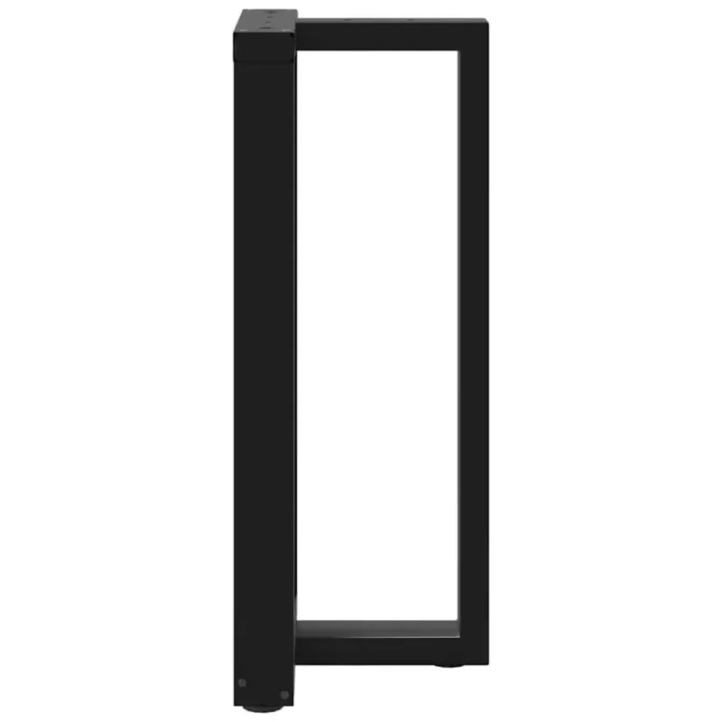 Baro stalo kojos, T formos, 2 vnt., juodos, 40x35x(90-91) cm, plienas