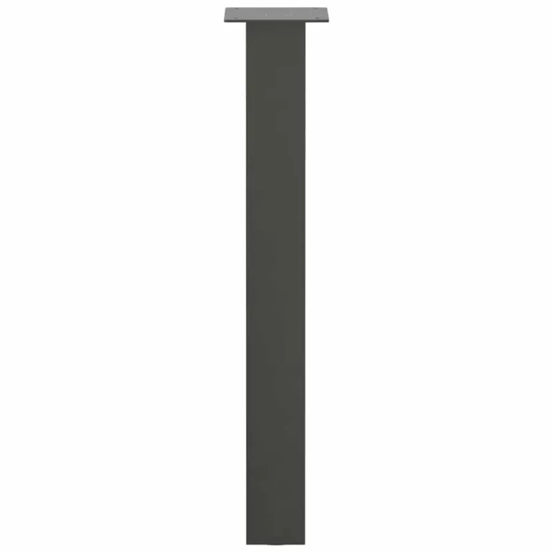 Konsolinio stalo kojos, 4 vnt., antracito spalvos, 72 cm, plienas