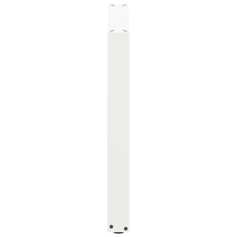 Valgomojo stalo kojelės, 2 vnt., U formos, baltos, 80x(72-73) cm, plienas