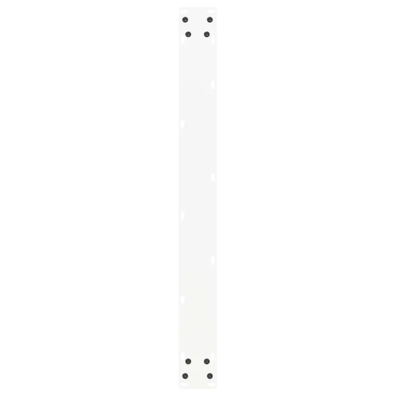 Valgomojo stalo kojelės, 2 vnt., U formos, baltos, 80x(72-73) cm, plienas