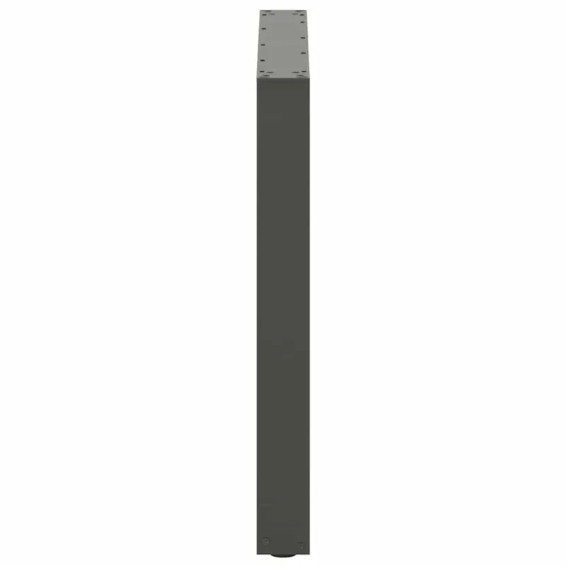 Valgomojo stalo kojos, U formos, 2 vnt., antracito spalvos, 90x(72-73) cm, plienas