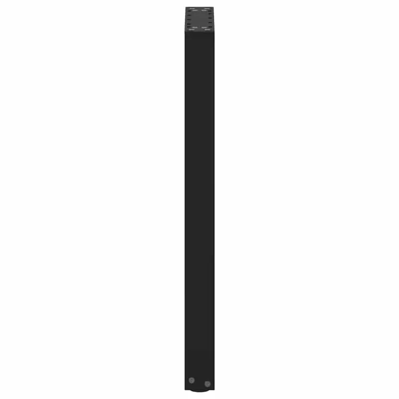 Konsolinio stalo kojelės, U formos, 2 vnt., juodos, 28x(72-73) cm, plienas