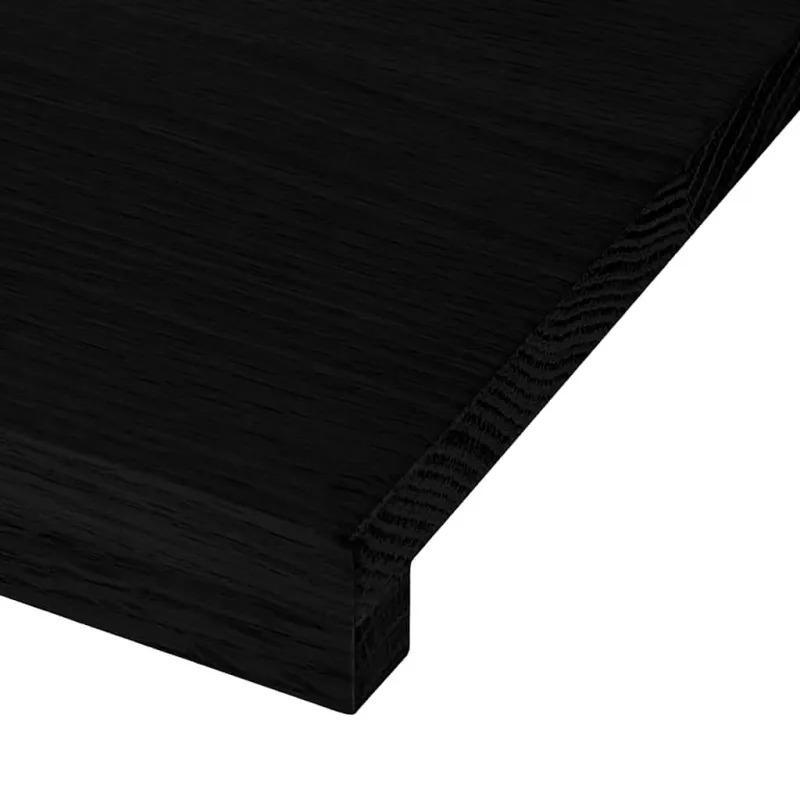 Palangės, 2 vnt, rudai juodos, 120x30x2 cm, ąžuolo medienos