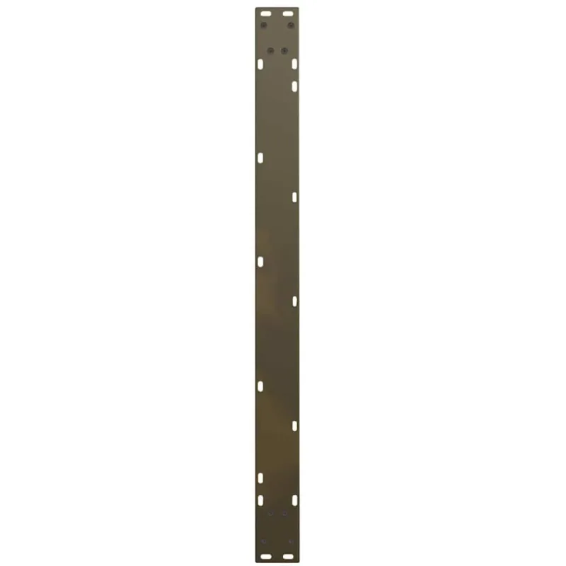 Valgomojo stalo kojelės, V formos, 3 vnt., natūralus plienas, 100 x (72-73,3) cm, plienas