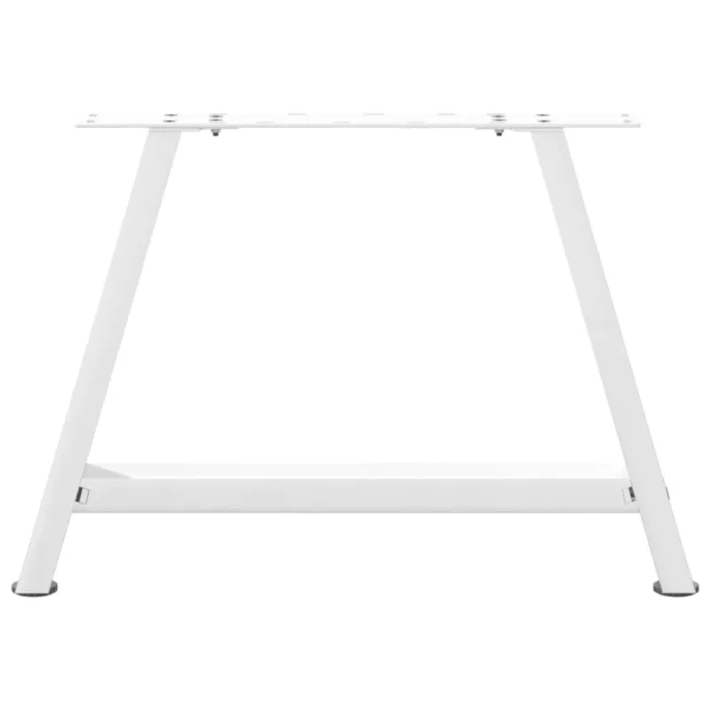 Kavos staliuko kojelės, 2 vnt., baltos, 70x(42-43) cm, plienas, A formos