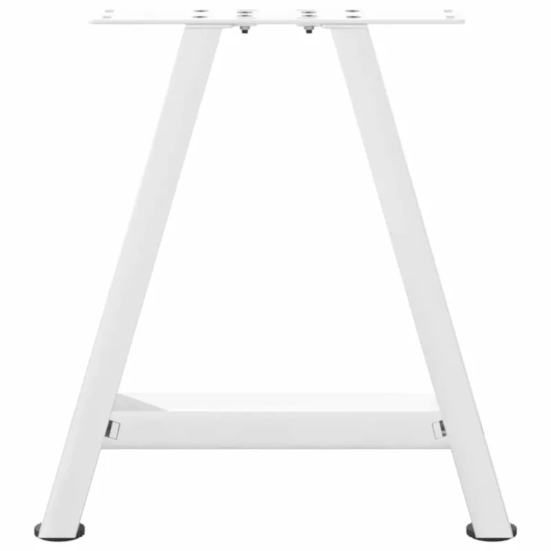 Kavos staliuko kojelės, A formos, 2 vnt., baltos, 38x(42-43) cm, plienas