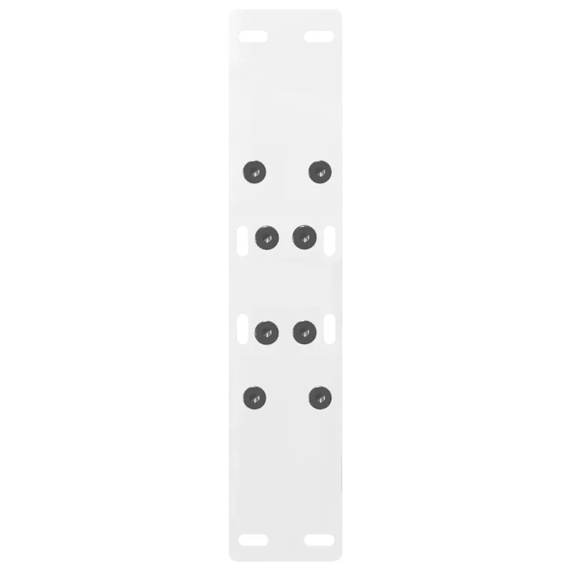 Kavos staliuko kojelės, A formos, 2 vnt., baltos, 38x(42-43) cm, plienas