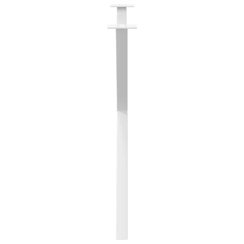 Valgomojo stalo kojos, 2 vnt., baltos, 90x(72-73) cm, plienas, X formos