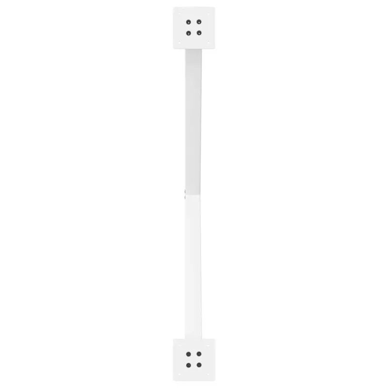 Valgomojo stalo kojos, 2 vnt., baltos, 90x(72-73) cm, plienas, X formos