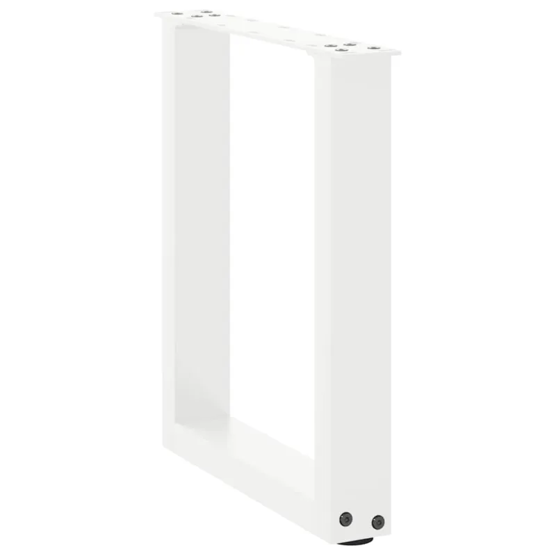 Kavos staliuko kojelės, 2 vnt., baltos, 28x(42-43) cm, plienas, U formos
