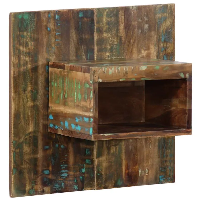 Naktinė spintelė, 50x27x50 cm, perdirbtos medienos masyvas