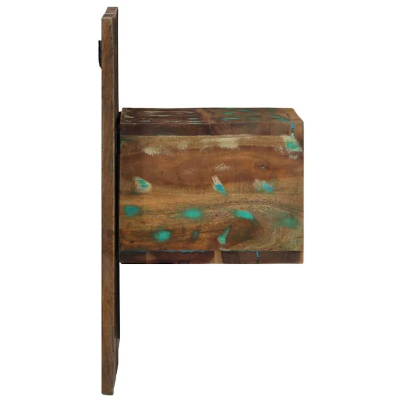 Naktinė spintelė, 50x27x50 cm, perdirbtos medienos masyvas