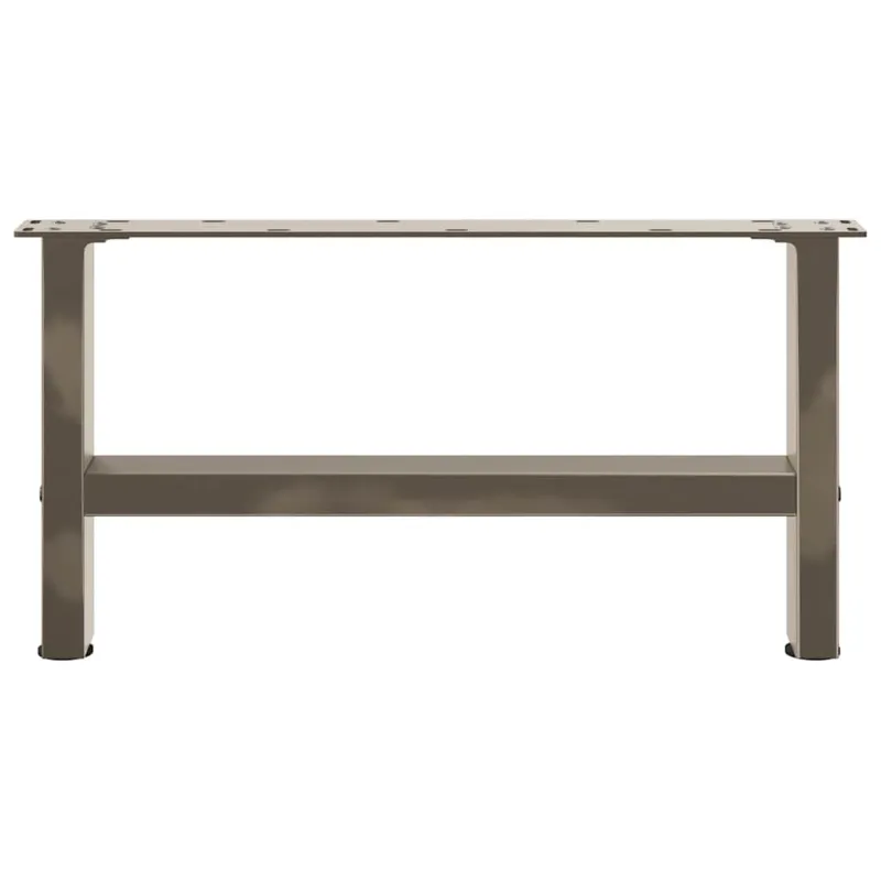 Kavos staliuko kojelės, 2 vnt., 60x(30-31) cm, natūralus plienas