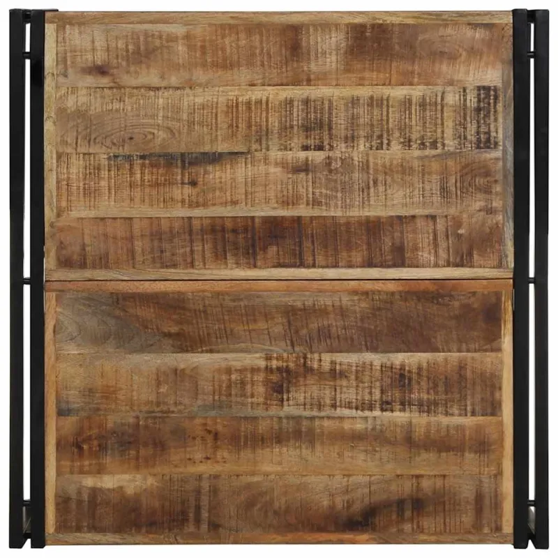 Kavos staliukas 80x80x35 cm Masyvus Rough Wood Mango