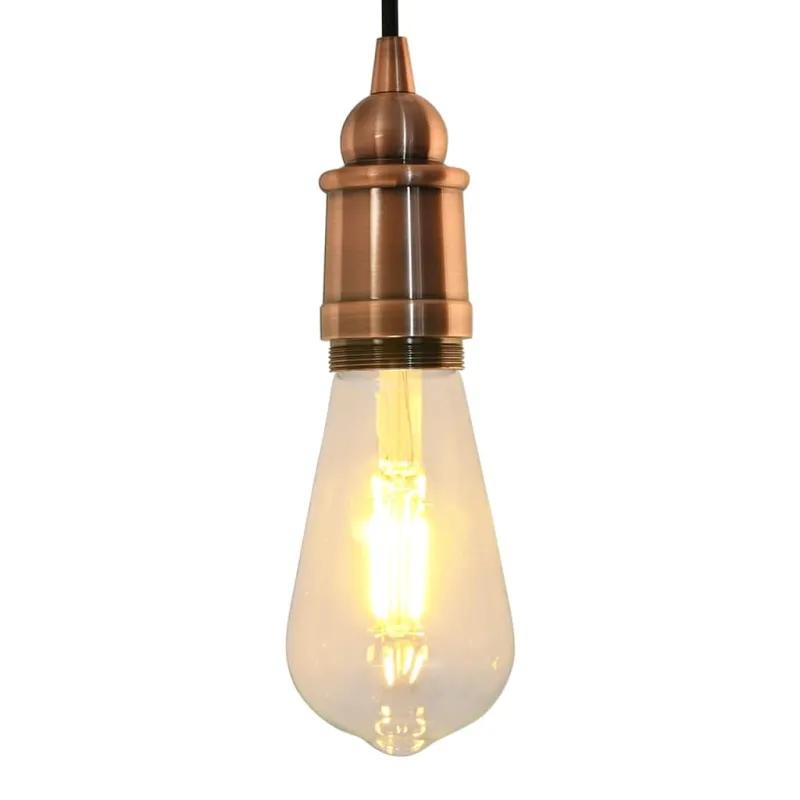 lempų laikikliai 2 vnt Red Bronze E27