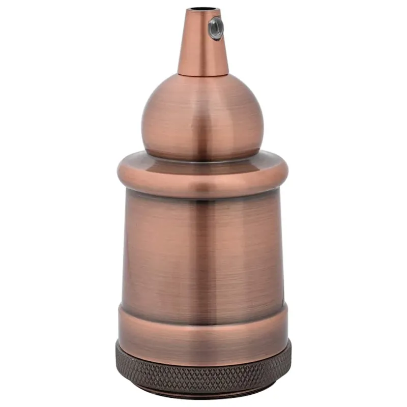 lempų laikikliai 2 vnt Red Bronze E27