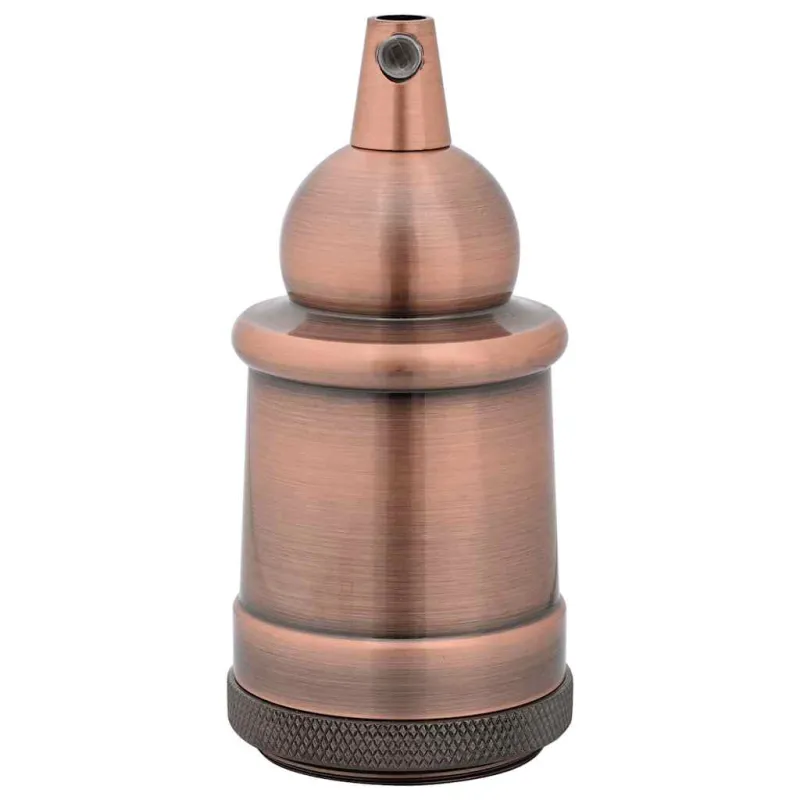 lempų laikikliai 2 vnt Red Bronze E27