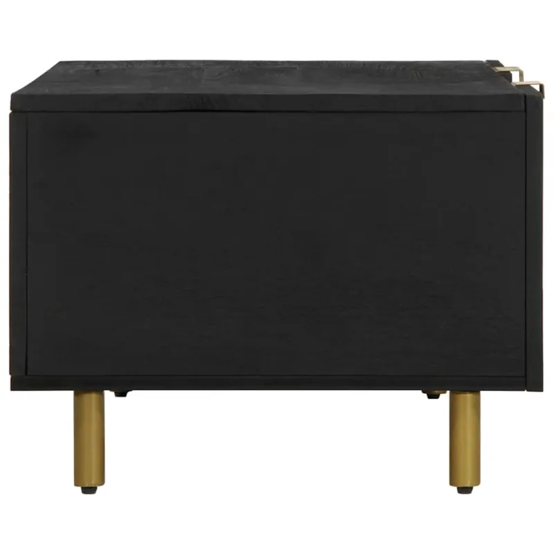 kavos staliukas juodas 100x54x40 cm Engineered Wood