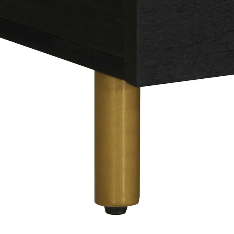kavos staliukas juodas 100x54x40 cm Engineered Wood