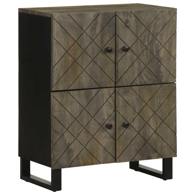 indauja juoda 60x33x75 cm masyvo mango