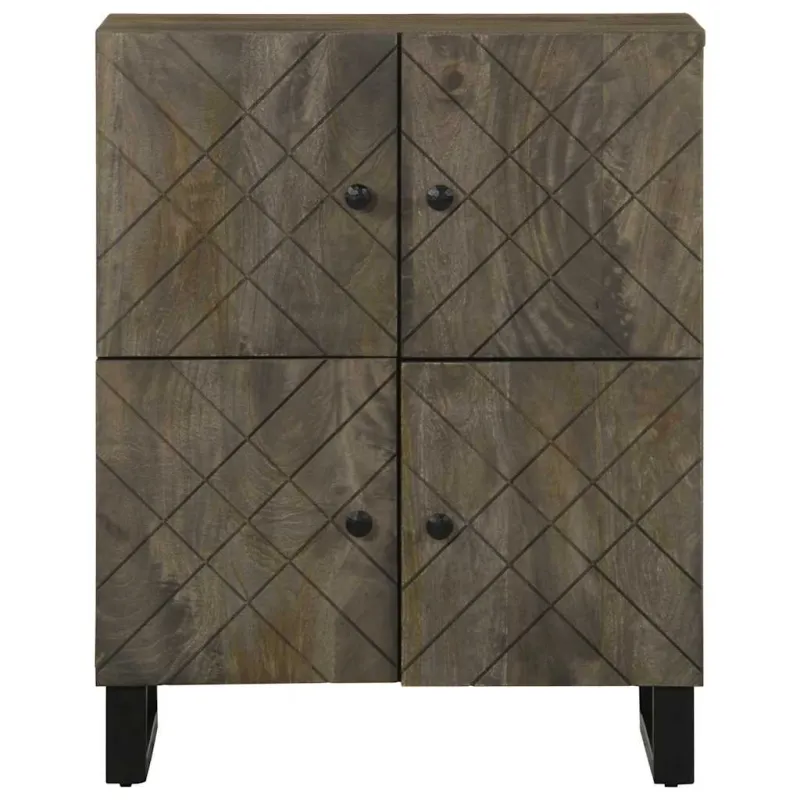 indauja juoda 60x33x75 cm masyvo mango