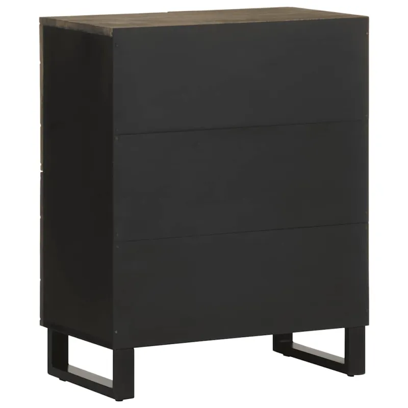 indauja juoda 60x33x75 cm masyvo mango
