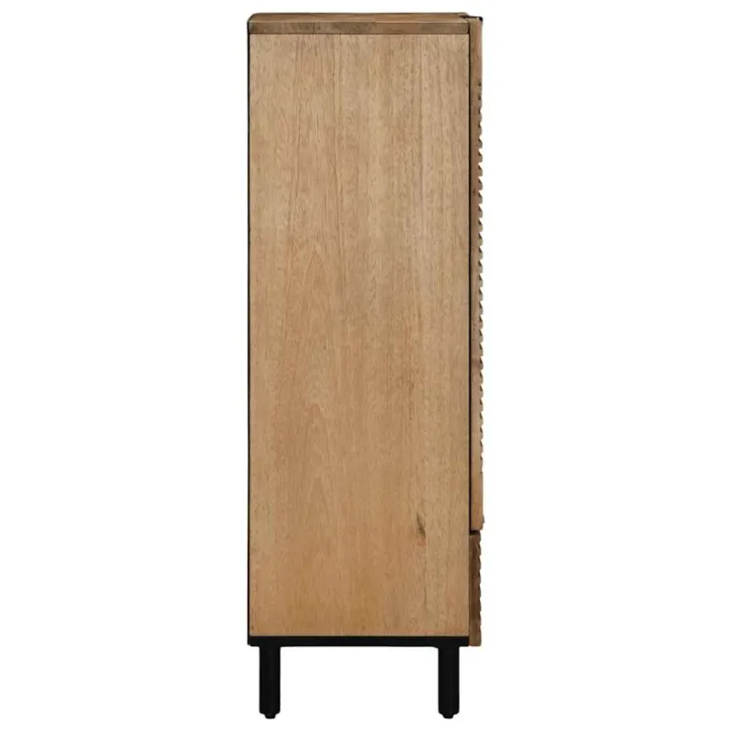 Highboard Brown 60x33x100 cm Masyvo medžio mango
