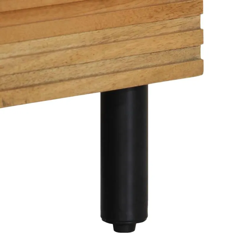 Highboard Brown 60x33x100 cm Masyvo medžio mango