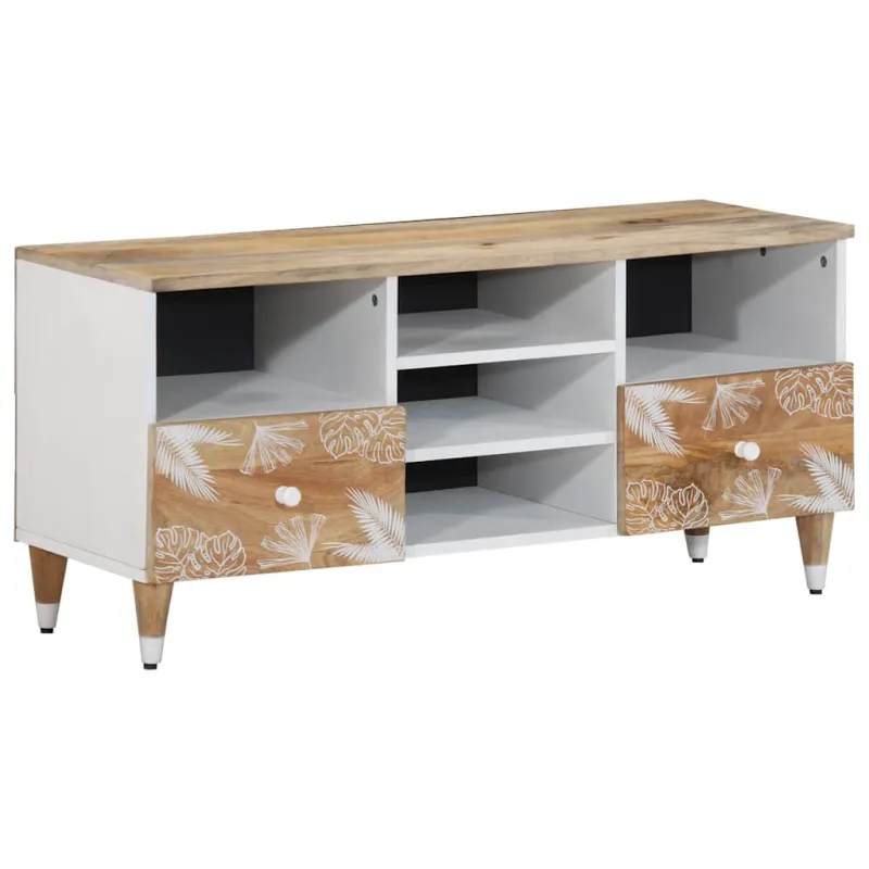 televizoriaus spintelė 100x33,5x46 cm Masyvo Mango