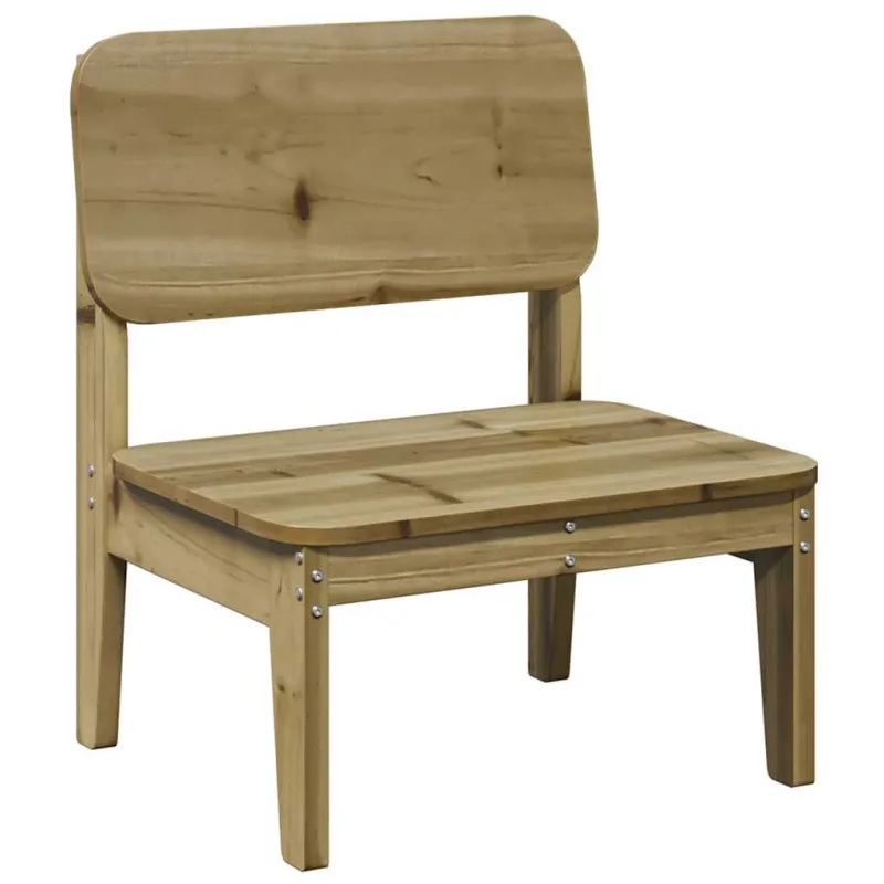 sodo kėdės 2 vnt 60x52,5x72 cm impregnuotos medienos pušis