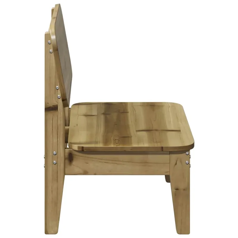 sodo kėdės 2 vnt 60x52,5x72 cm impregnuotos medienos pušis
