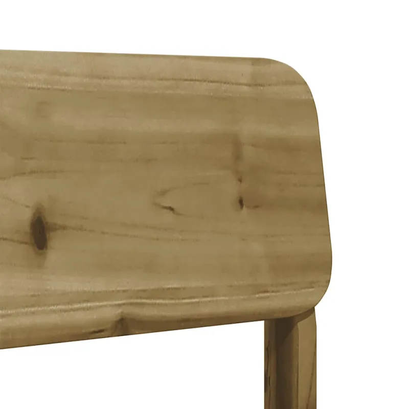 sodo kėdės 2 vnt 60x52,5x72 cm impregnuotos medienos pušis