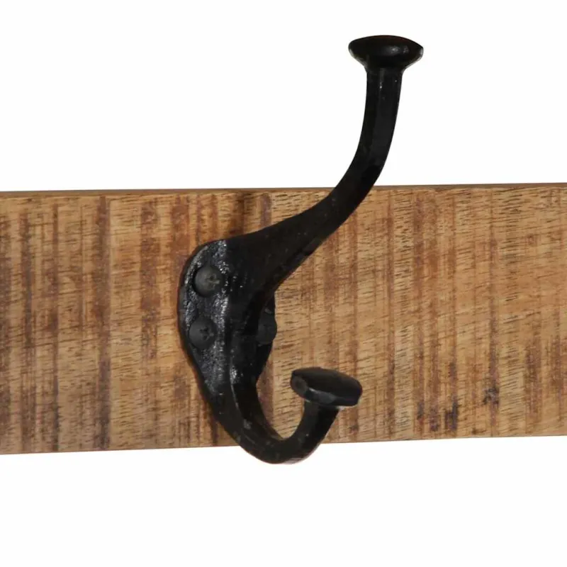 paltų kabykla 80x35x35 cm Tvirtas neapdorotos medienos mangas