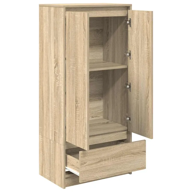 TV spintelė su stalčiumi, 55,5x34x119,5 cm, mediena