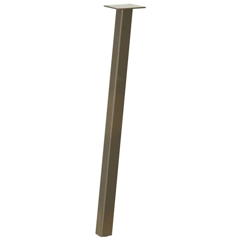 Konsolinio stalo kojos, 4 vnt., natūralus plienas, 72 cm, plienas