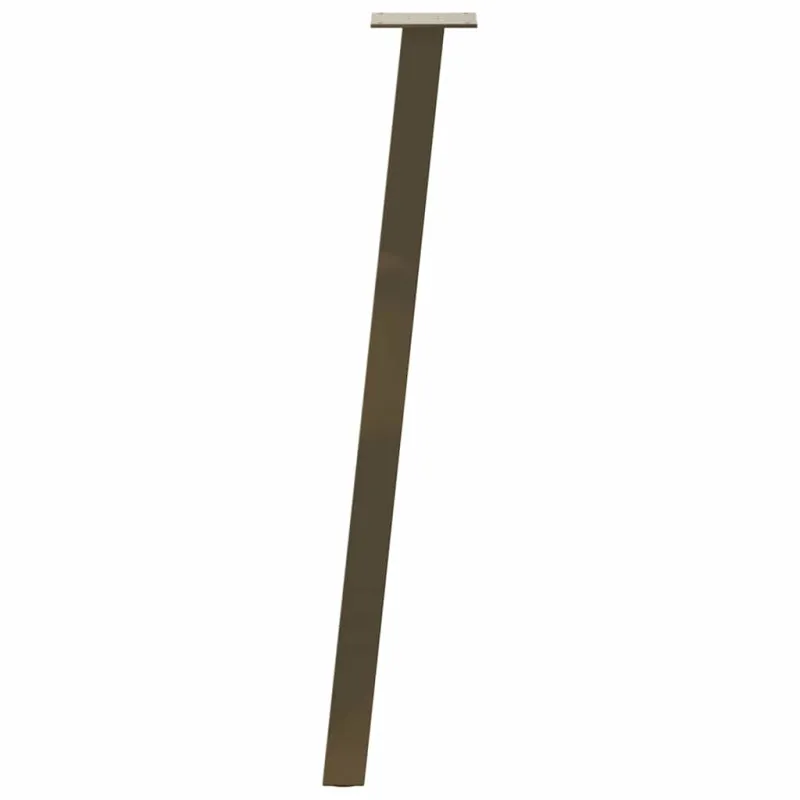 Konsolinio stalo kojos, 4 vnt., natūralus plienas, 72 cm, plienas