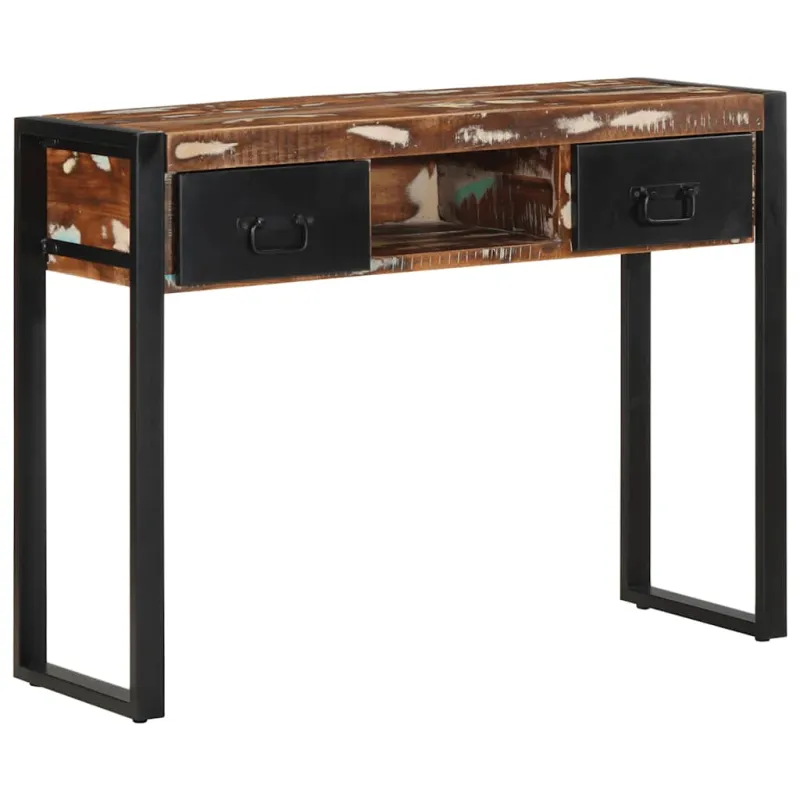 konsolinis stalas daugiaspalvis 100x35x75 cm
