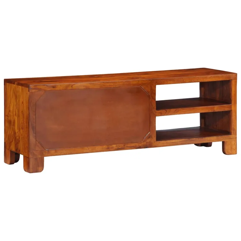 TV Spintelė Daugiaspalvė 110x30x40 Akacijos masyvo